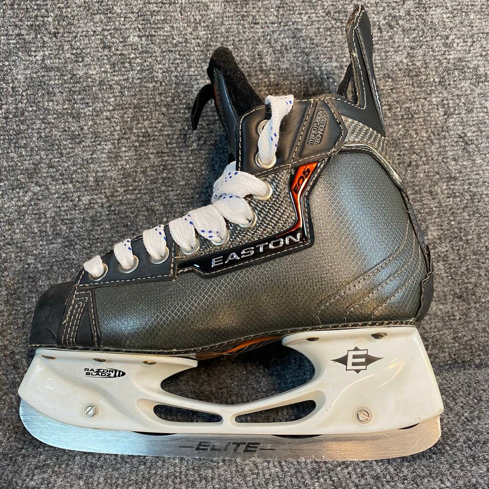 Easton Synergy EQ4 Ice Hockey Skates Youth Size Y 4.0 D Razor Bladz Black